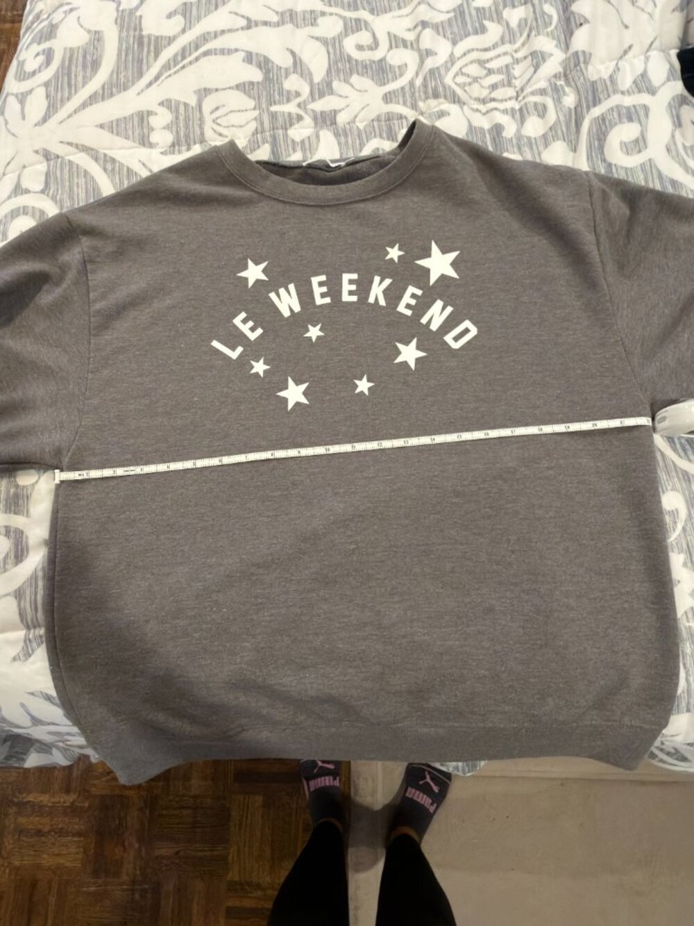 South Parade Le Weekend Graphic Sweatshirt Size S Oversized - Picture 3 of 4